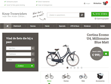 Tablet Screenshot of knoptweewielers.nl